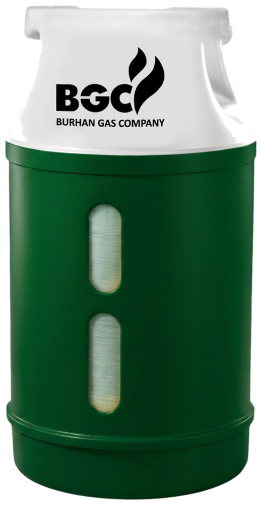 BGC 10kg cylinder — porcelain white