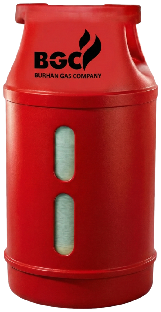 BGC 10kg cylinder — signal red