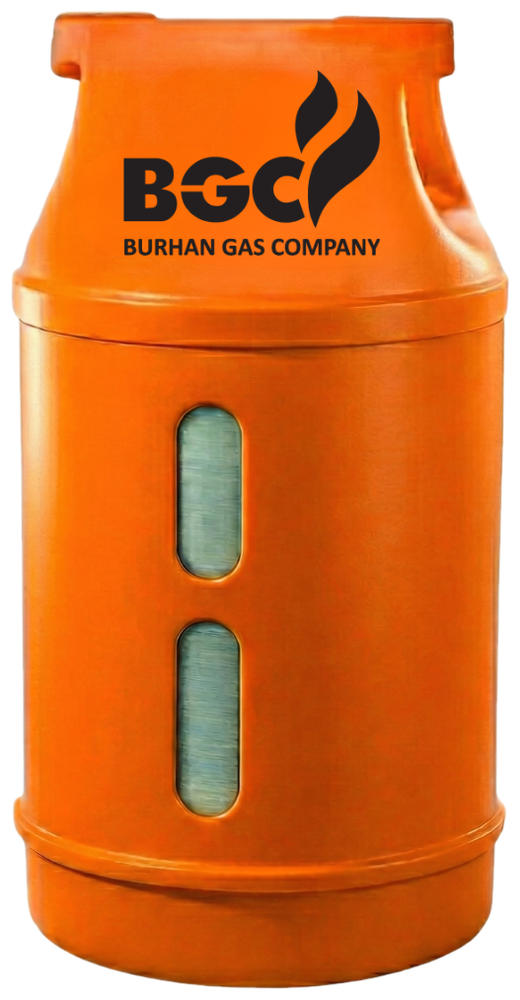 BGC 10kg cylinder — flame orange